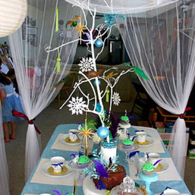 Alice in Winter Wonderland Tea Party