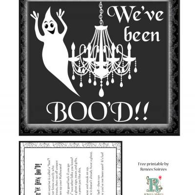 Free Boo'd printables