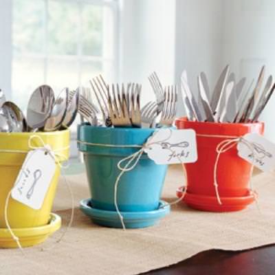 How-To Display Party Utensils