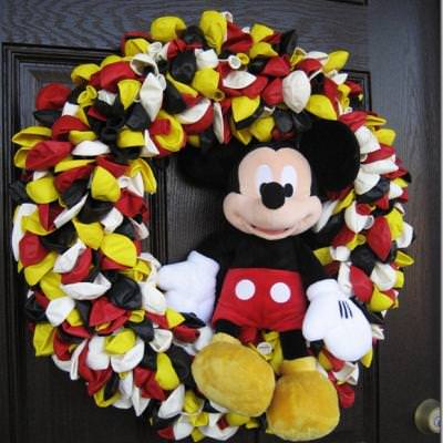 Mickey Mouse Party Wreath