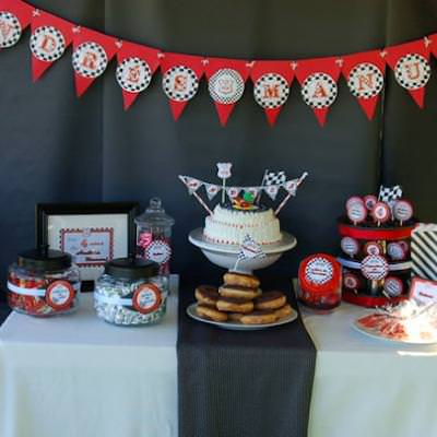 Race Cars Birthday Party