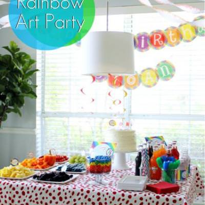 Rainbow Art Party