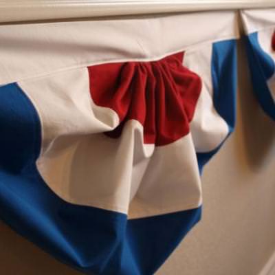 How to make 4th of July chair backs