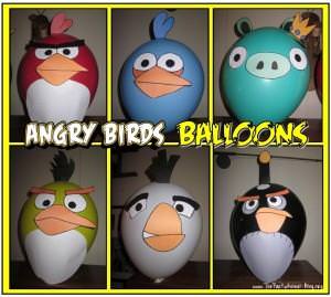Angry Bird Balloon Printables