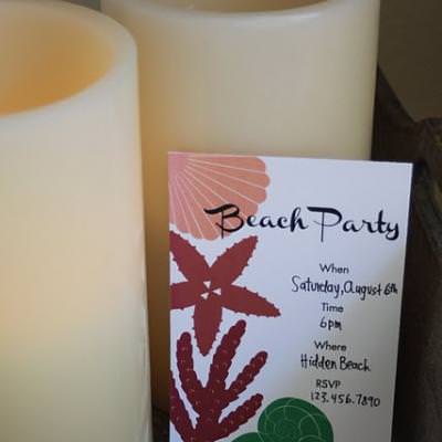 Beach Theme Party Printables