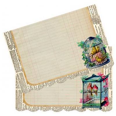 Birdcage notecards