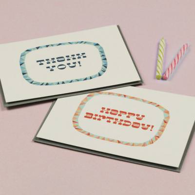 Free Birthday Day and Thank You Cards