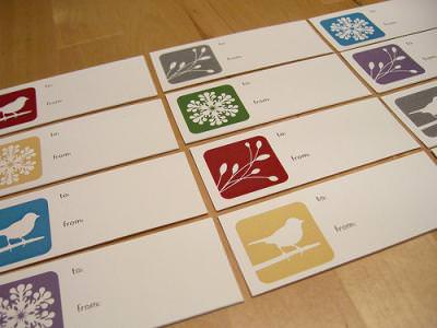 Free Holiday Gift Tags