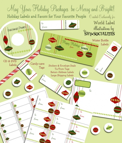 Free Holiday Labels and Tags {Printable}