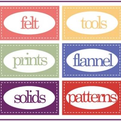 Printable Sewing Room Labels