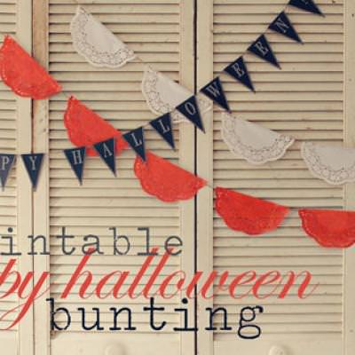 Printablle Happy Halloween Bunting
