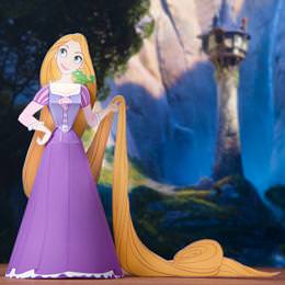Tangled Rapunzel 3D Paper Doll