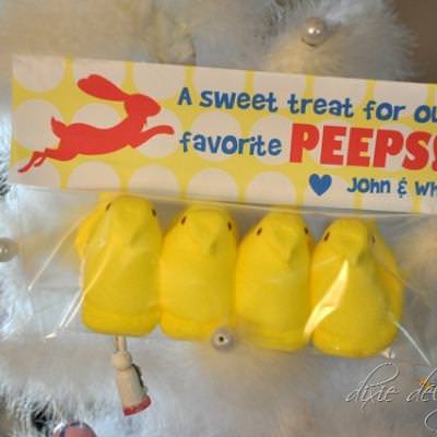 Treats for our Peeps Printable Bag Topper