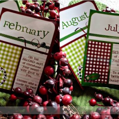 12 Dates of Christmas Gift {Free Printables}
