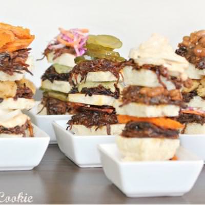 Apple Butter Crockpot Pork Towers