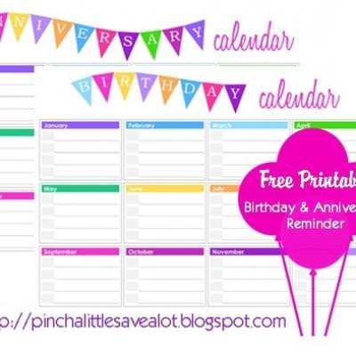 Birthday and Anniversary Reminder {Organization}