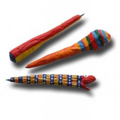 DIY Paper Mache Pens {Gifts Kids Can Make}