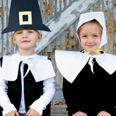 DIY Pilgrim Outfits {pilgrims for kids}