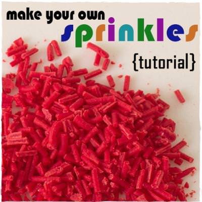 Homemade Sprinkles {tutorial}