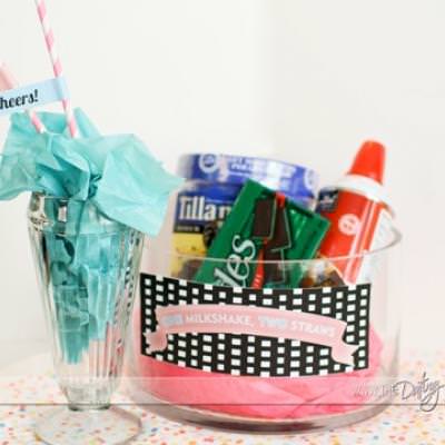 Milkshake Kit For Two {Anniversary Gift}
