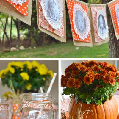 Pumpkin Patch 1st Birthday Party {1st Birthdays}